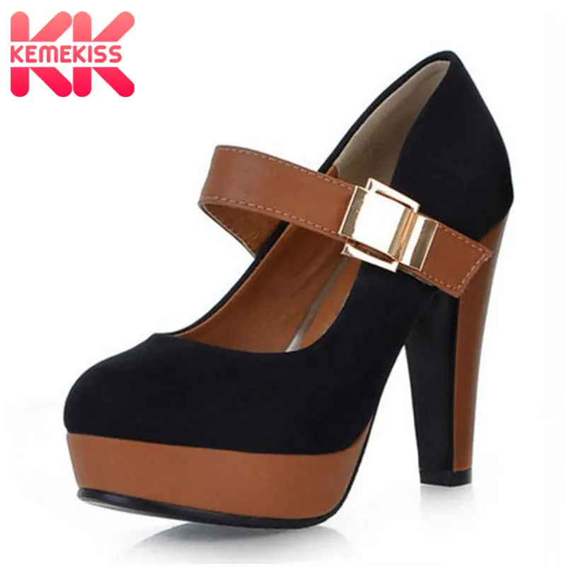 

KemeKiss Women Pumps Woman High Heel Shoes High Quality Casual Lady Pumps Women Sexy Party Office Ladys Fashion Shoes Size 34-43