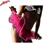 2017 hot Tutu Mini Skirts Solid Tulle Ball Gown Waist Elastic Skirts for Ladies 