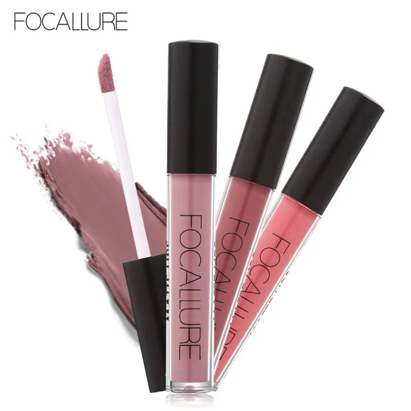 

FOCALLURE Waterproof Liquid Lipstick Hot Sexy Colors Lip Paint Matte Lipstick 24Hours Long Lasting Moisturizer Lip Gloss Lip Kit