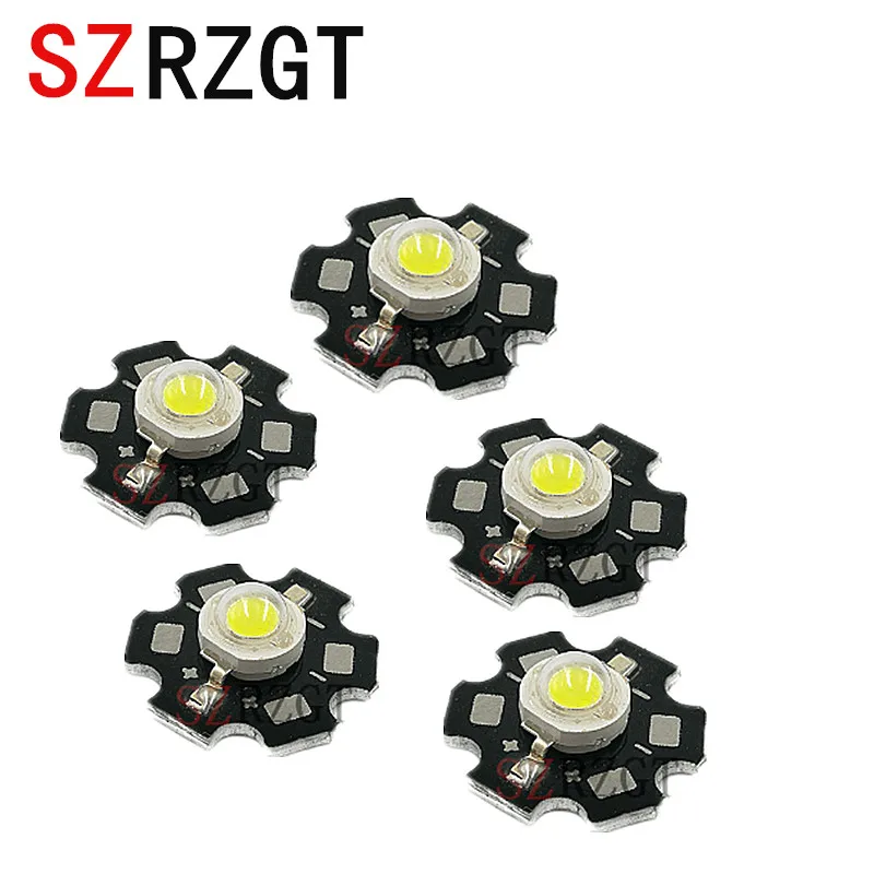 

50pcs High Power 3W LED lamp Chip white 6500k cool white 10000k 20000K 3000K on 20mm PCB