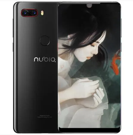 Nubia Z18 мобильного телефона в форме капли воды Экран 6/8GB Оперативная память 64/128 ГБ Встроенная память Snapdragon 845 Octa Core Android 8,1 смартфон