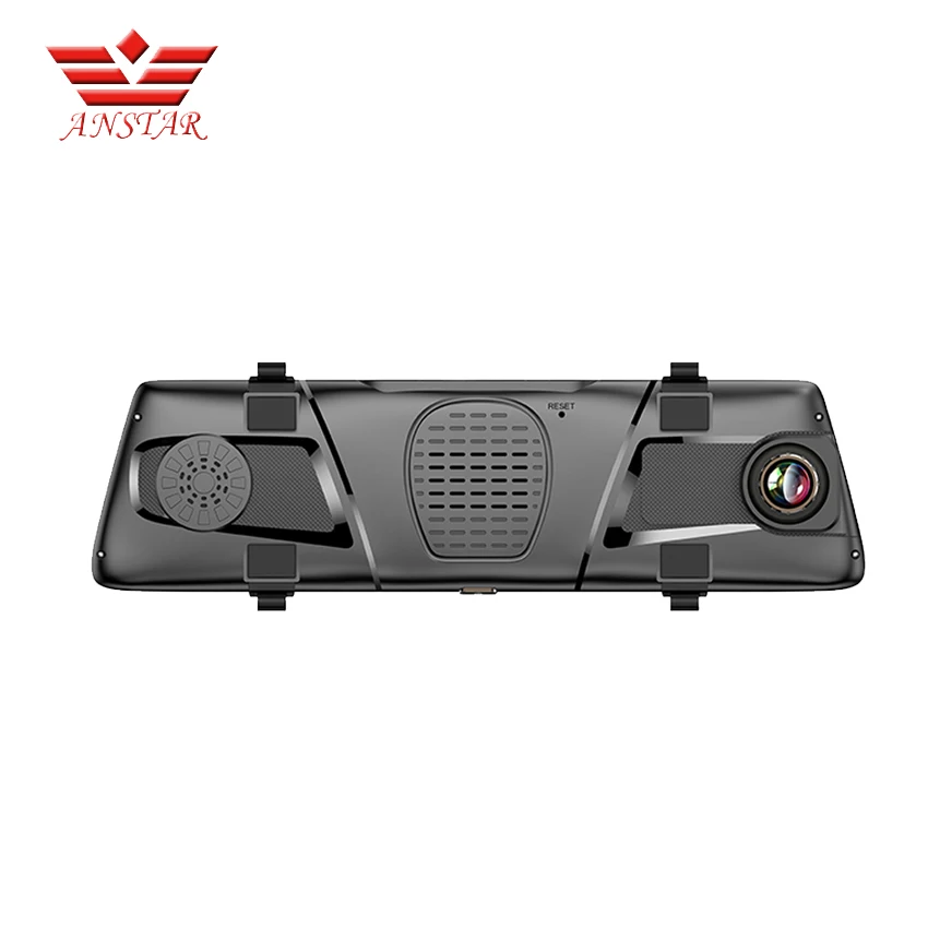 ANSTAR Android 3G 10 ''монитор зеркало заднего вида с DVR и Камера два объектива WI FI gps