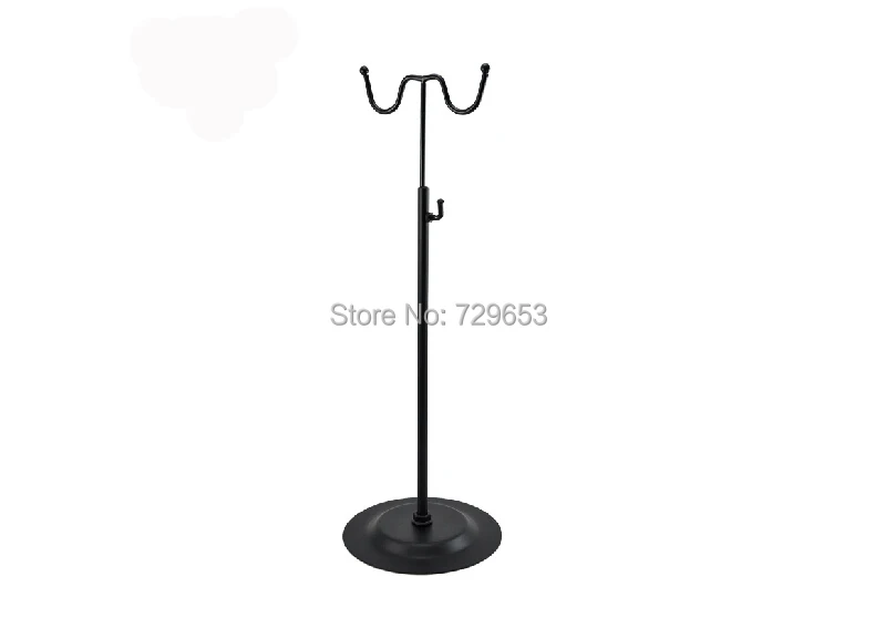 Free Shipping Double Side Black Women Handbag Dsplay Rack Stand