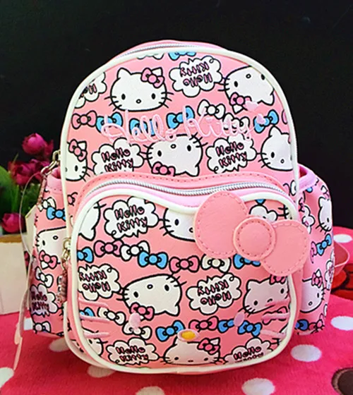 Купить Новый милый рюкзак Hello kitty для девочек школьные сумки кошелек Детский детей  | Школьные ранцы (32881185752)