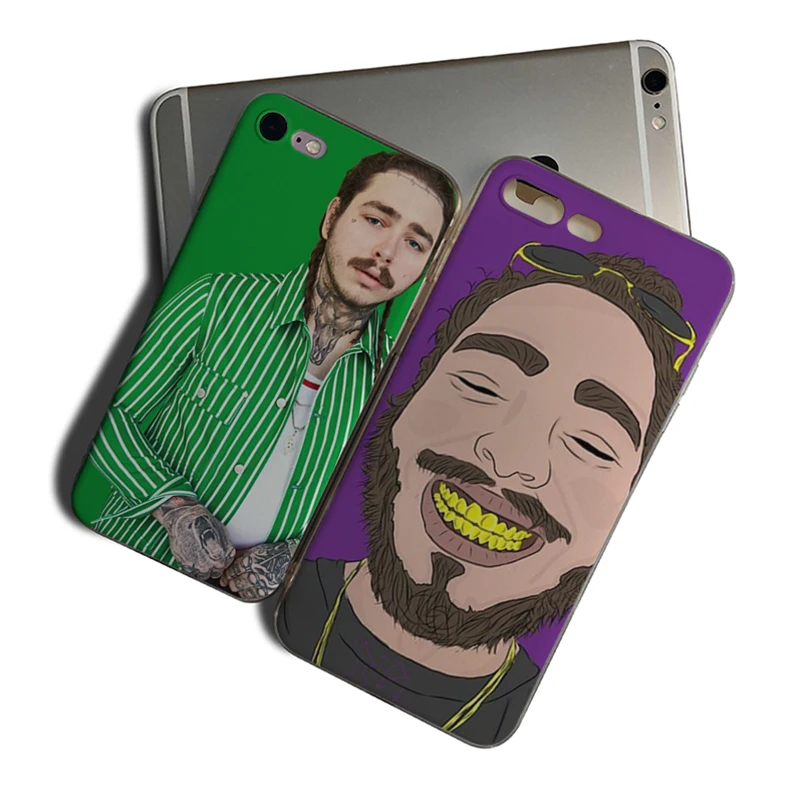 

IMIDO Post Malone Back Cover Cellphones For Iphone 7 8 7PLUS 8PLUS X XS XR XSMAX 5 5S SE 6 6S 6PLUS 6S PLUS