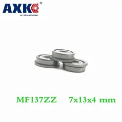 AXK Mf137zz фланец подшипник 7x13x4 мм Abec-1 (10 шт.) миниатюрный фланцевый Mf137 z zz шариковые подшипники