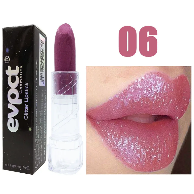

New Lipstick Diamond Shining Makeup Long Lasting Waterproof Easy to Wear Lips Make up profissional Cosmetic Tool TSLM1