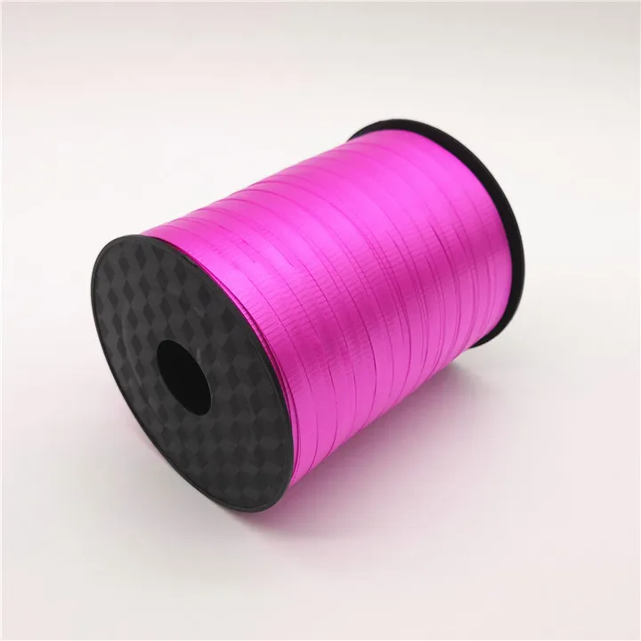 8   5mm Ribbon Embossed Smooth Thread Plastic Wedding Balloon Rope 500yard Satin Ribbon Candy Box Gift Tie Belt Ribbons