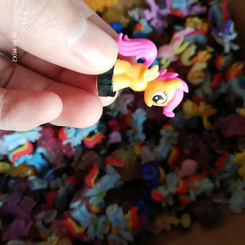 50 шт./лот фигурки пони принцесса мягкая резиновая игрушка девочка подарок виниловая кукла игрушки на день рождения дети аниме фигурка лошади
