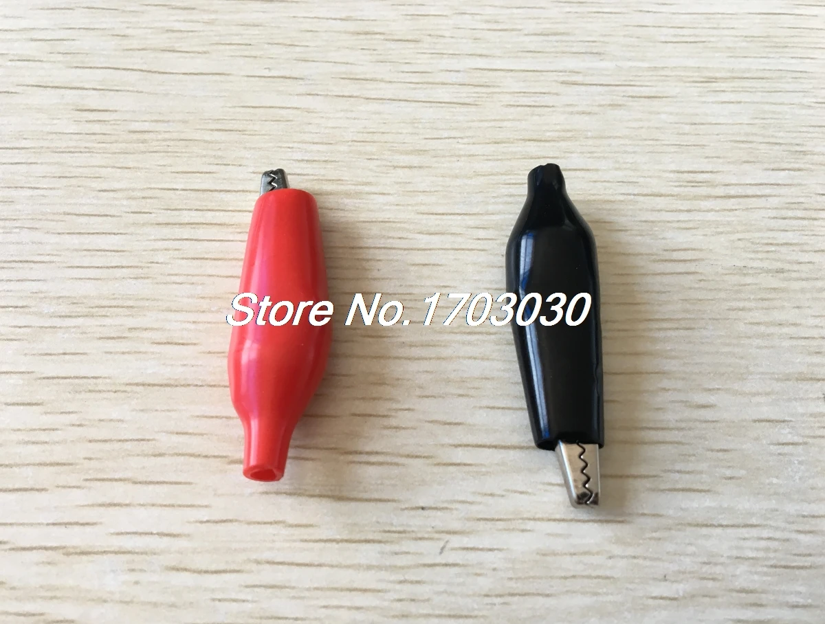 

30 pcs Alligator Clip w/ Boot Clamp Connector 40mm AC-L