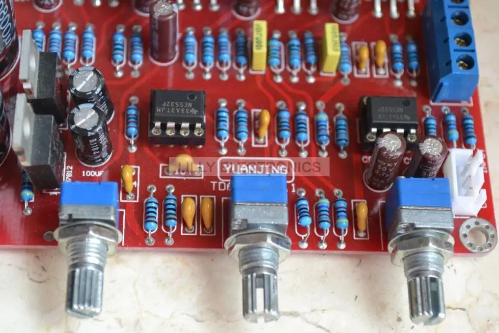 2 + 40 * Áudio Subwoofer Amplificador Montado Board Ne5532 Lm1875 ic 20 w 5 board amplifier