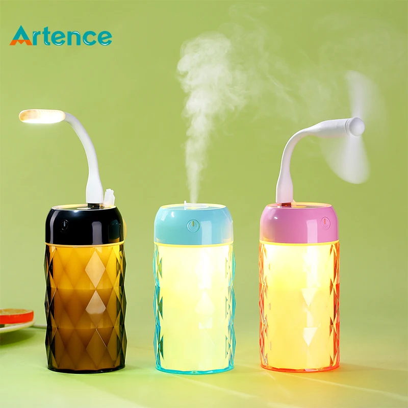 

Air Humidifier Essential Oil Diffuser Aroma Lamp Mist Maker For Home 3 Colors LED Lights Aromatherapy Electric Aroma Diffuser