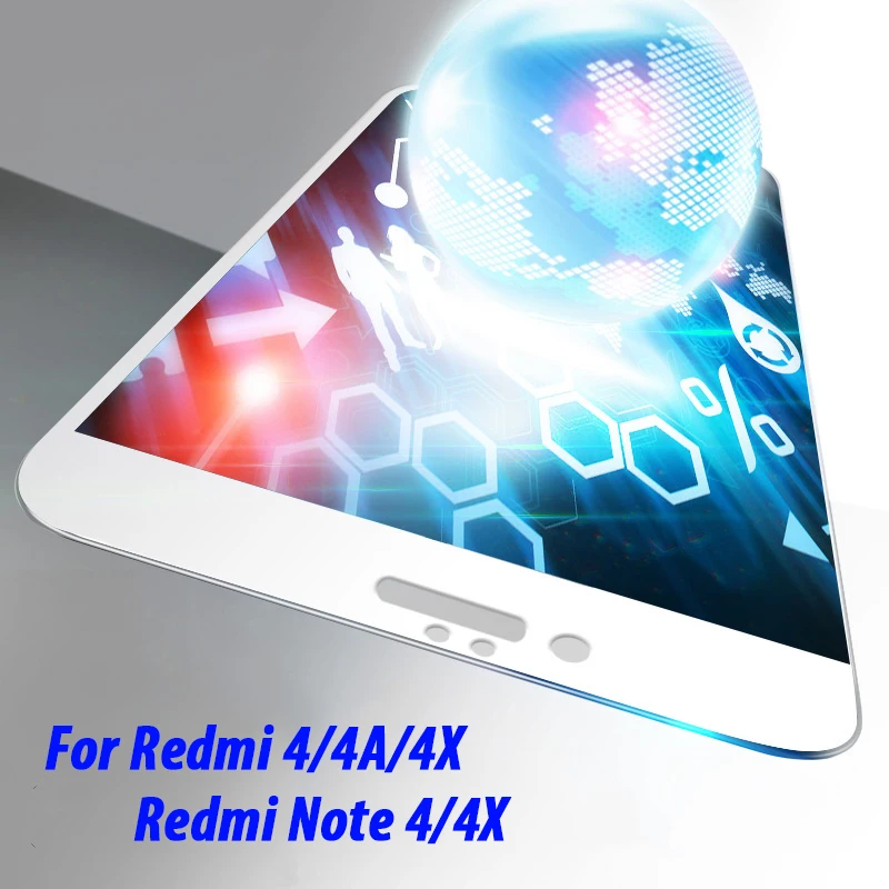 

9H 3D Full Cover Tempered Glass for Redmi 4 4A 4X Screen Protector for Xiaomi Mi Note 4 Note 4X Pro Protective Front Film Guard