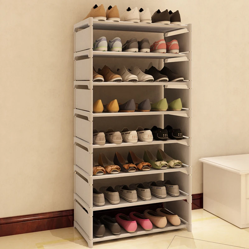 جديد أزياء نمط خزانة خذاء أحذية رفوف تخزين كبيرة قدرة المنزل الأثاث DIY بسيطة 7 طبقات #236471 جديد أزياء نمط خزانة خذاء أحذية رفوف تخزين كبيرة قدرة المنزل الأثاث DIY بسيطة 7 طبقات #236471
