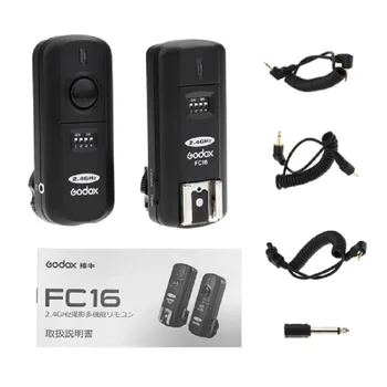 

Godox FC-16 2.4GHz 16 Channels Wireless Remote Flash Studio Strobe Trigger Shutter For Canon 5D 6D 7D 5D Mark III 60D 600D 700D