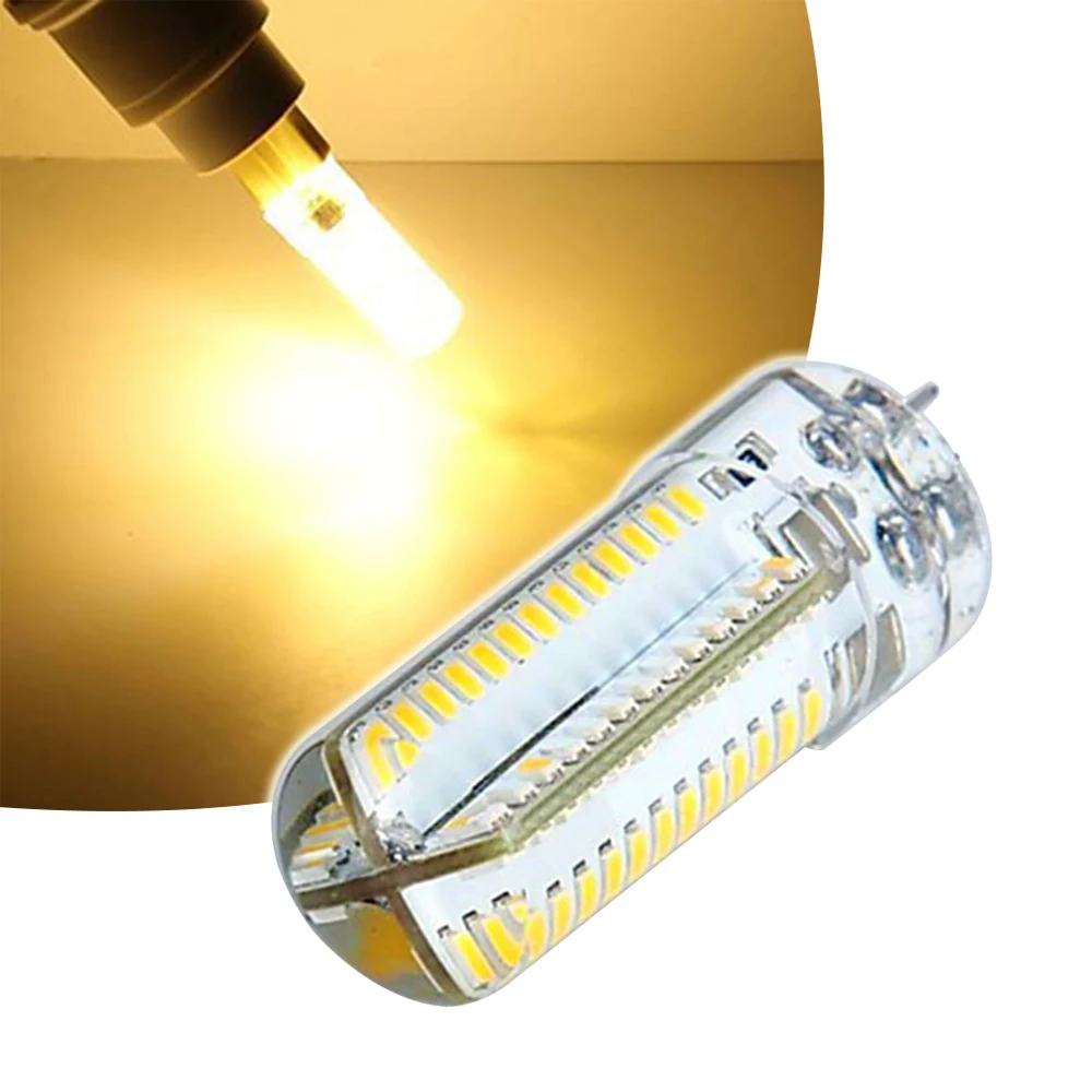 220 В мини G4 Led 3014 SMD 9 Вт кукурузная лампа Кремниевая хрустальная 104 светодиода для