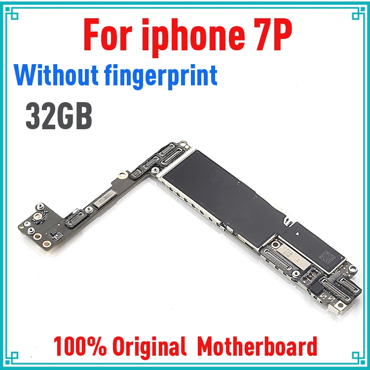 Материнская плата для iphone 7 plus 32 ГБ без Touch ID 100% оригинал разблокированная с