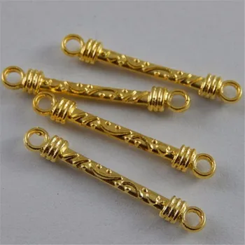 

(60Pieces) Wholesale Gold Alloy Bracelet Connector For Jewelry Making Creative Necklace Pendant Charms Handmade Crafts AU38126