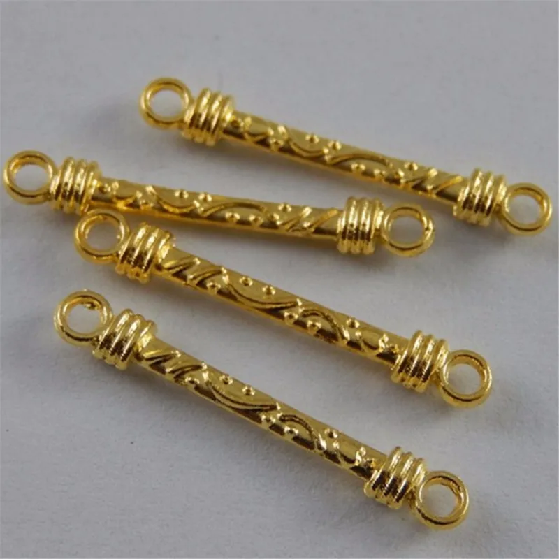 60PCS Wholesale Gold Color Alloy Bracelet Connector For Jewelry Making