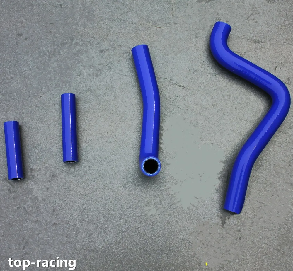 4 pieces Reinforced radiator coolant silicone hose for Kawasaki KX125