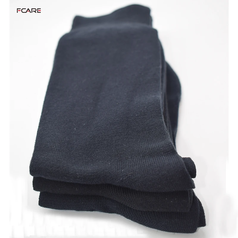 Носки Fcare мужские хлопковые черные синие 3 пары 44 45 46 47 большие размеры|blue socks|calcetines