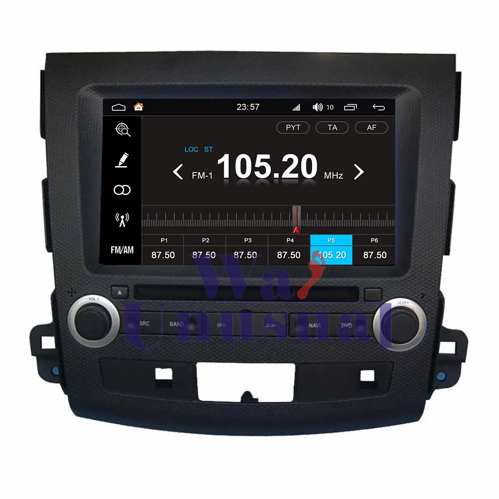 Top WANUSUAL 8" WINCA S190 Android 7.1 Quad Core 2G+16G Car Multimedia Player for Mitsubishi Outlander 2005- with BT WIFI 1024*600 3