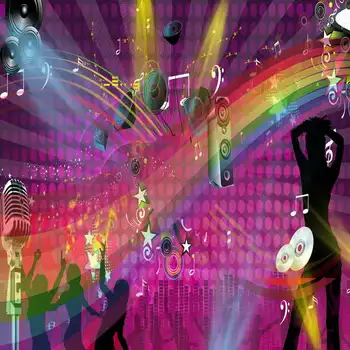 

MR-1933 DISC Music Fotografia Photo Background Backdrop Vinyl