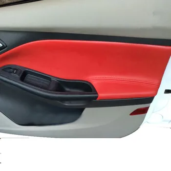 

4PCS Microfibre Leather Interior Doors Panel Armrest Cover For Ford Focus 2009 10 11 12 13 14 15 16 17 2018 AAB144