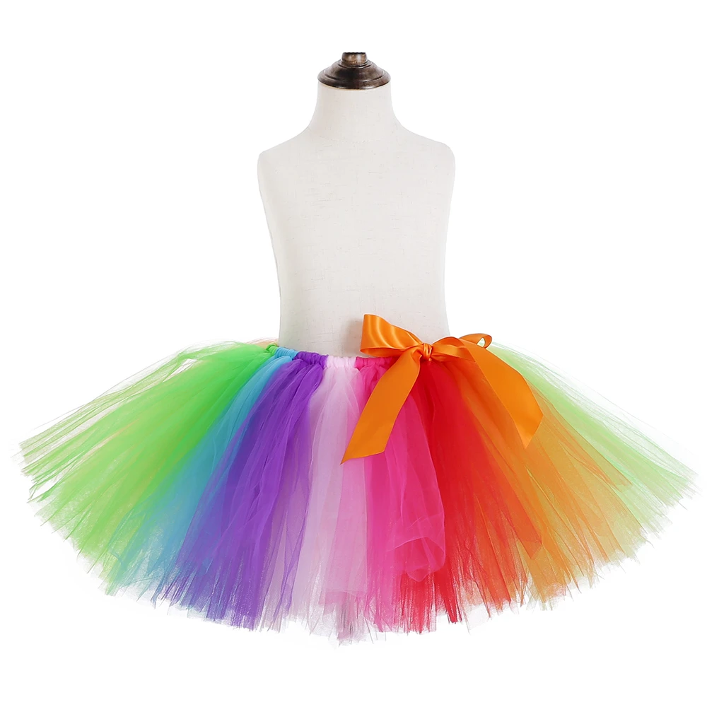 tutu skirt rainbow