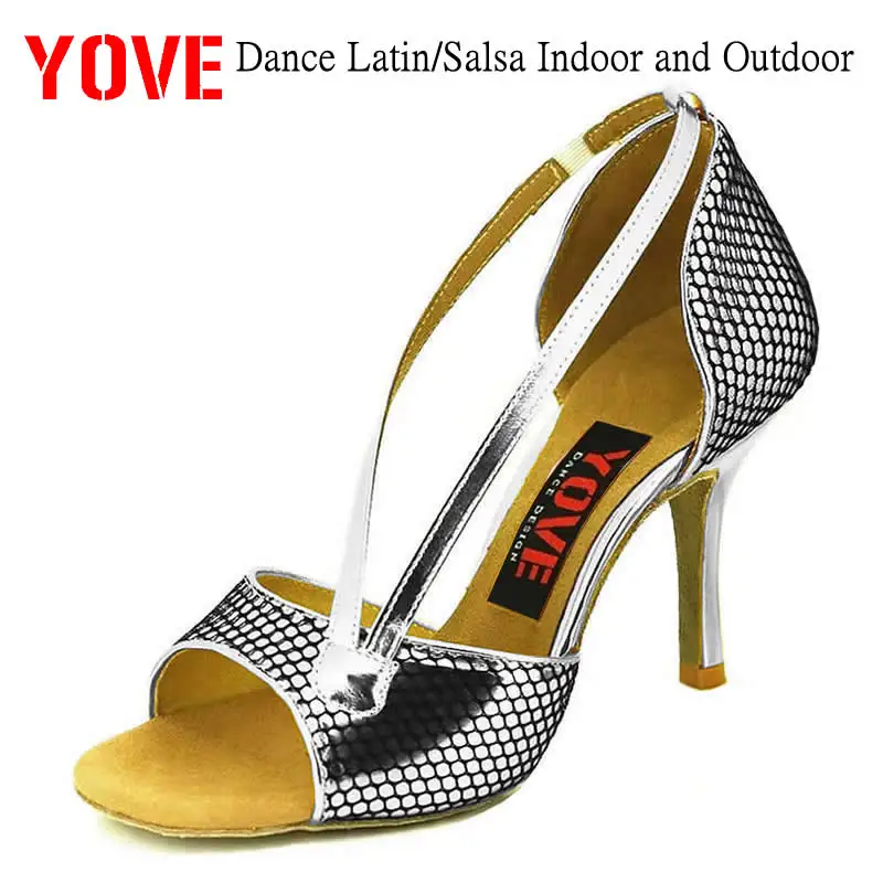 

YOVE Style w124-27 Dance shoes Bachata/Salsa Indoor and Outdoor Women's Dance Shoes