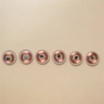 

20mm Proximity RFID 125Khz Read Only Transparent Coin Tag ID Clear100pcs/lot for Access Control System Waterproof Adhesive Smart