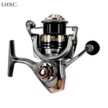 7,1: 1 спиннинговое рыболовное колесо, высокая скорость, соотношение 5+ 1BB, двойная чашка, черная Рыбка, Рыболовная катушка, новая модернизированная мелкая чашка, дорожное подколесо