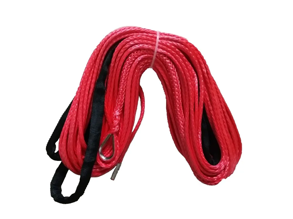 

Free shipping 8mm x 30m uhmwpe rope synthetic winch line for offroad kevlar plasma winch rope
