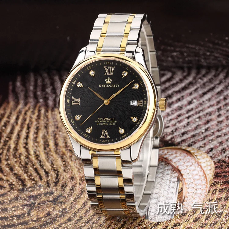 BEST QUALITY  Fashion Brand Quartz Stainless Steel Watches Men Woman Couple Luxury Crown 3ATM Waterproof Relogio 