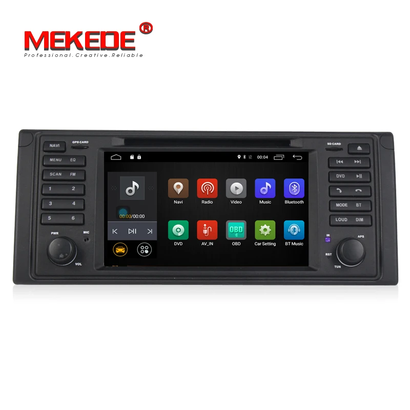 

MEKEDE Android 7.1 Quad Core GPS Navigation 7" Car DVD Player for BMW E39 5 Series/M5 1997-2003 Wifi 4G BT DVR RDS USB Canbus