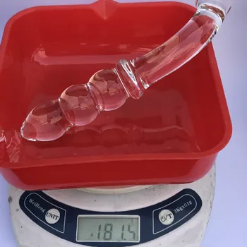 Glass Dildo Crystal Vagina Anal Plug G-Spot Clitoral Stimulator Anus Dilator Anal Dildo Adult Women Les Gay Sex Toys Men Dick 6