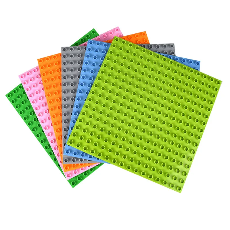 

16*16 Dots Big Bricks Baseplates Blocks Base Plate DIY Model Building Compatible with Legoing Toys for Kids