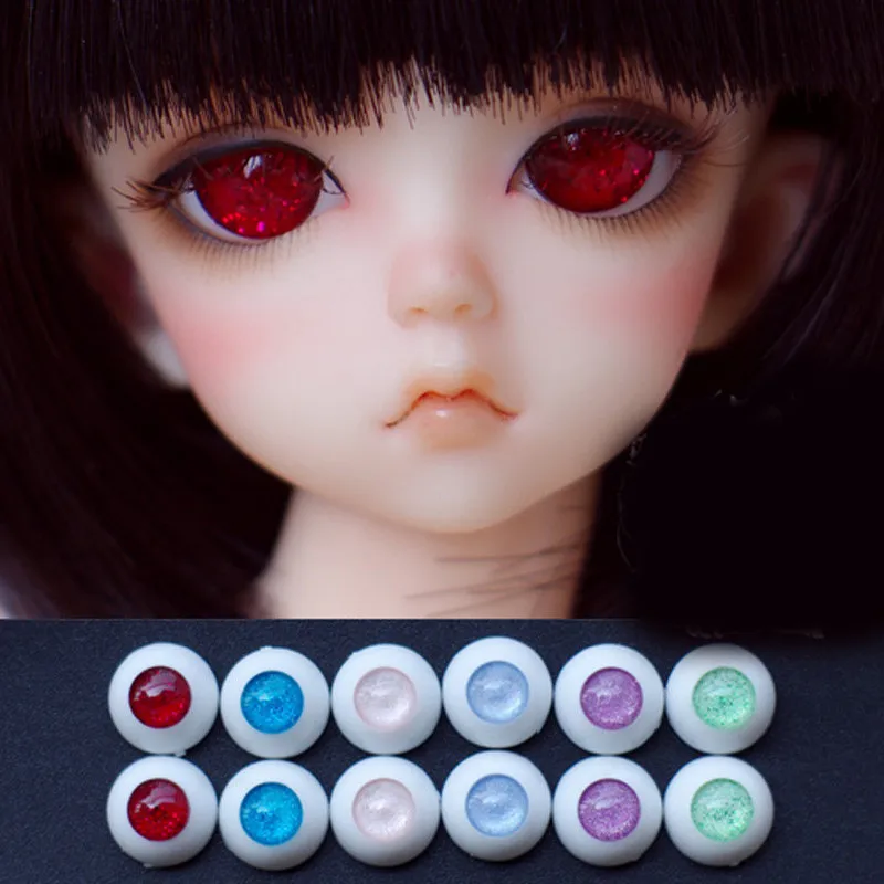 Цветные глаза для кукол 1/3 1/4 1/6 bjd игрушки sd гранулированные световые Глазные