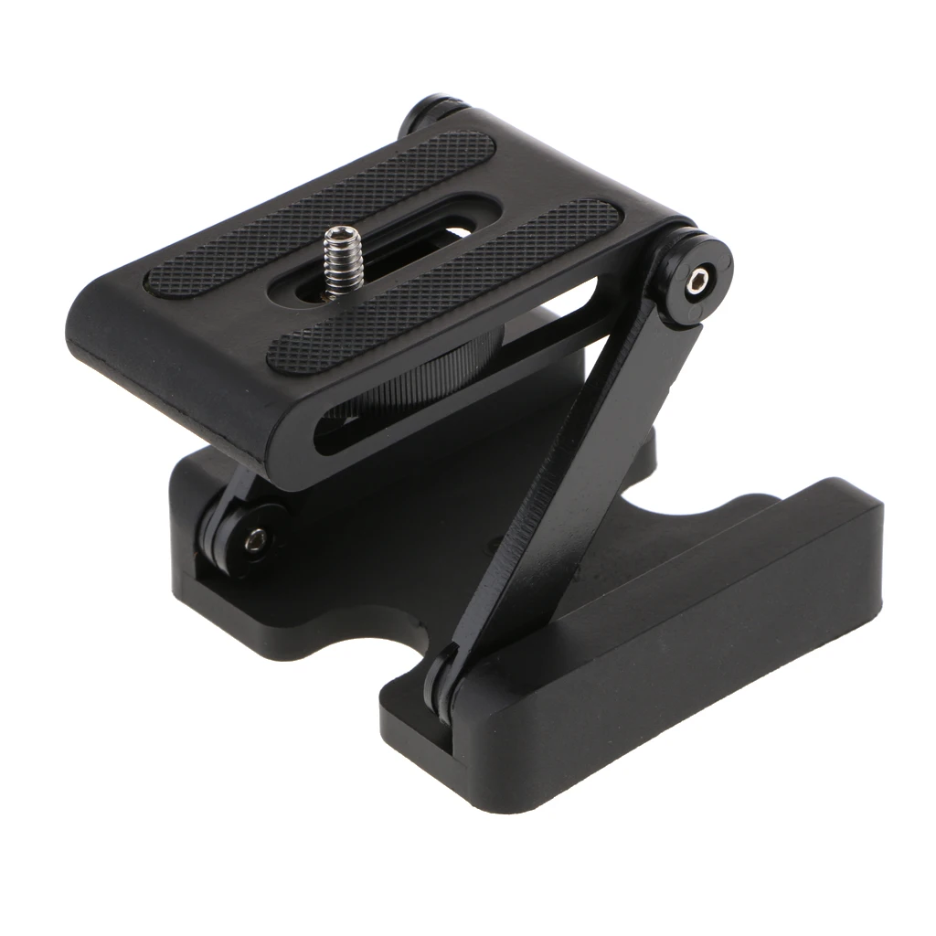 Foldable Z Pan Tilt Tripod Head Quick Release Plate Holder for DSLR Camera Camcorder Photography Accessory Connect Track Slider