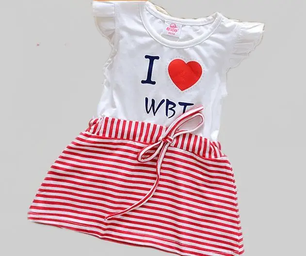 Free shipping 2016 summer baby clothing new fashion baby girls dresses