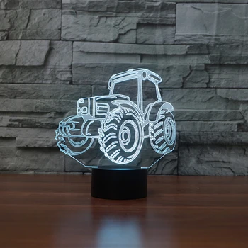 

3D Hummer Car Model LED Night Light SUV Car Toy Touch Switch USB Table Lamp 7 Color Chaning Room Decor Lighting for Gift