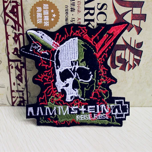 Punk Skull Patches Embroidered Crossbones Patch DIY accessory Applique