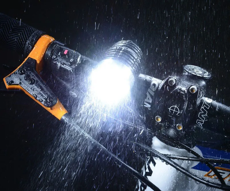 ROCKBROS Bicycle Headlight USB Rechargeable LED T6 LED Bike Head Led Riding Flashlight 3 Colors Waterproof RK0034 (5)