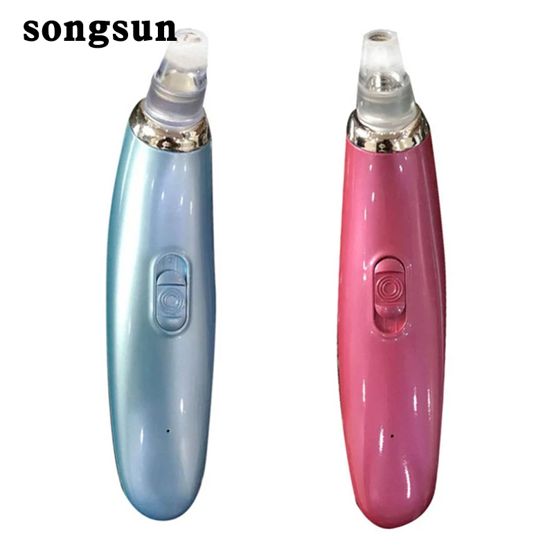 

Diamond Blackhead Remover Skin Care Pore Vacuum Acne Pimple Removal Vacuum Suction Tool Facial Nose Whiteheads Vacuum Sucker