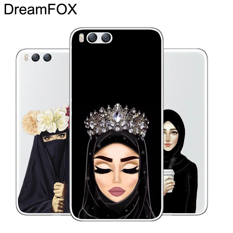 DREAMFOX M345 мусульманских Для женщин силиконовый чехол-накладка из мягкого ТПУ чехол