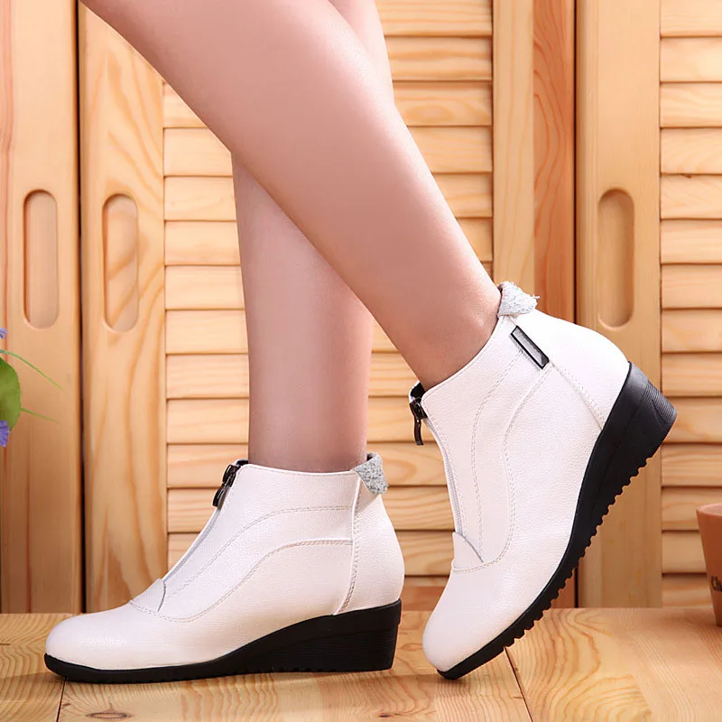 

Women Boots 2018 Brand Women Winter Boots Mother Shoes Antiskid Fashion Casual Boots Women Shoes Plus Size