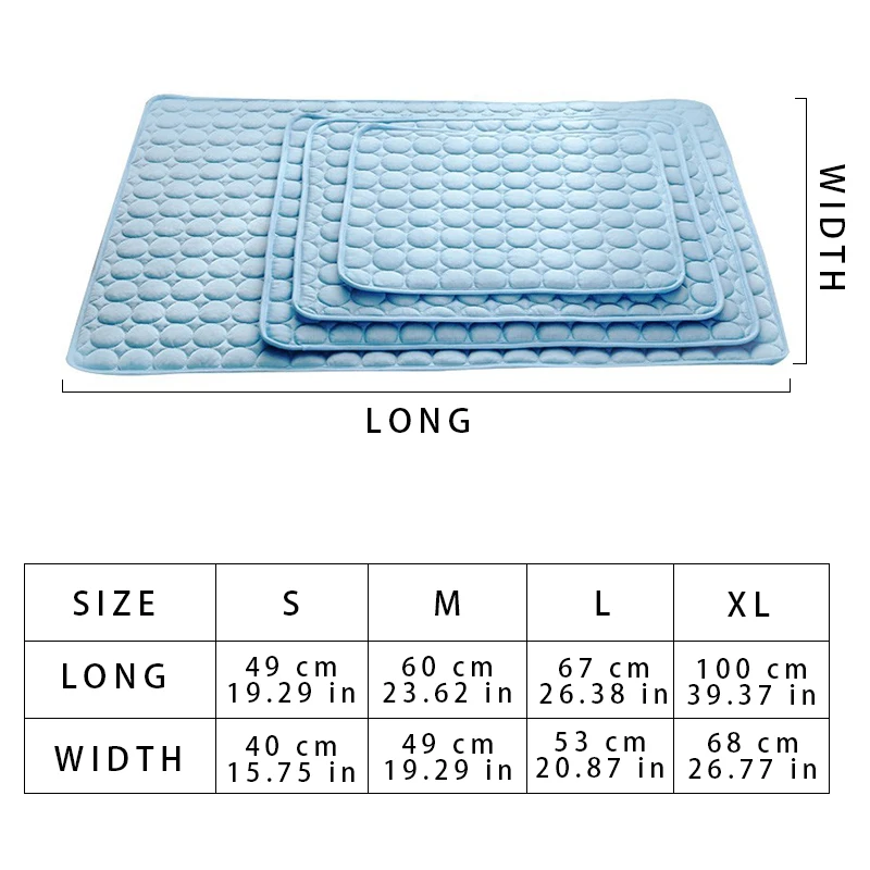 Summer Cooling Dog Bed Mat For Small Medium Large Dog Cat For Pet Nest Floor Sofa Cool Ice Silk Dog Pad Pet Mattress Cushion Summer Cooling Dog Bed Mat For Small Medium Large Dog Cat For Pet Nest Floor Sofa Cool Ice Silk Dog Pad Pet Mattress Cushion