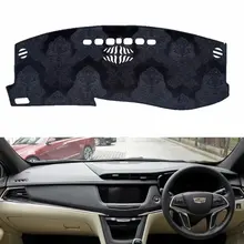 Для Cadillac XT5 фланелевые приборные панели покрывает покрытие для приборной панели коврик в машину солнцезащитный козырек на заказ