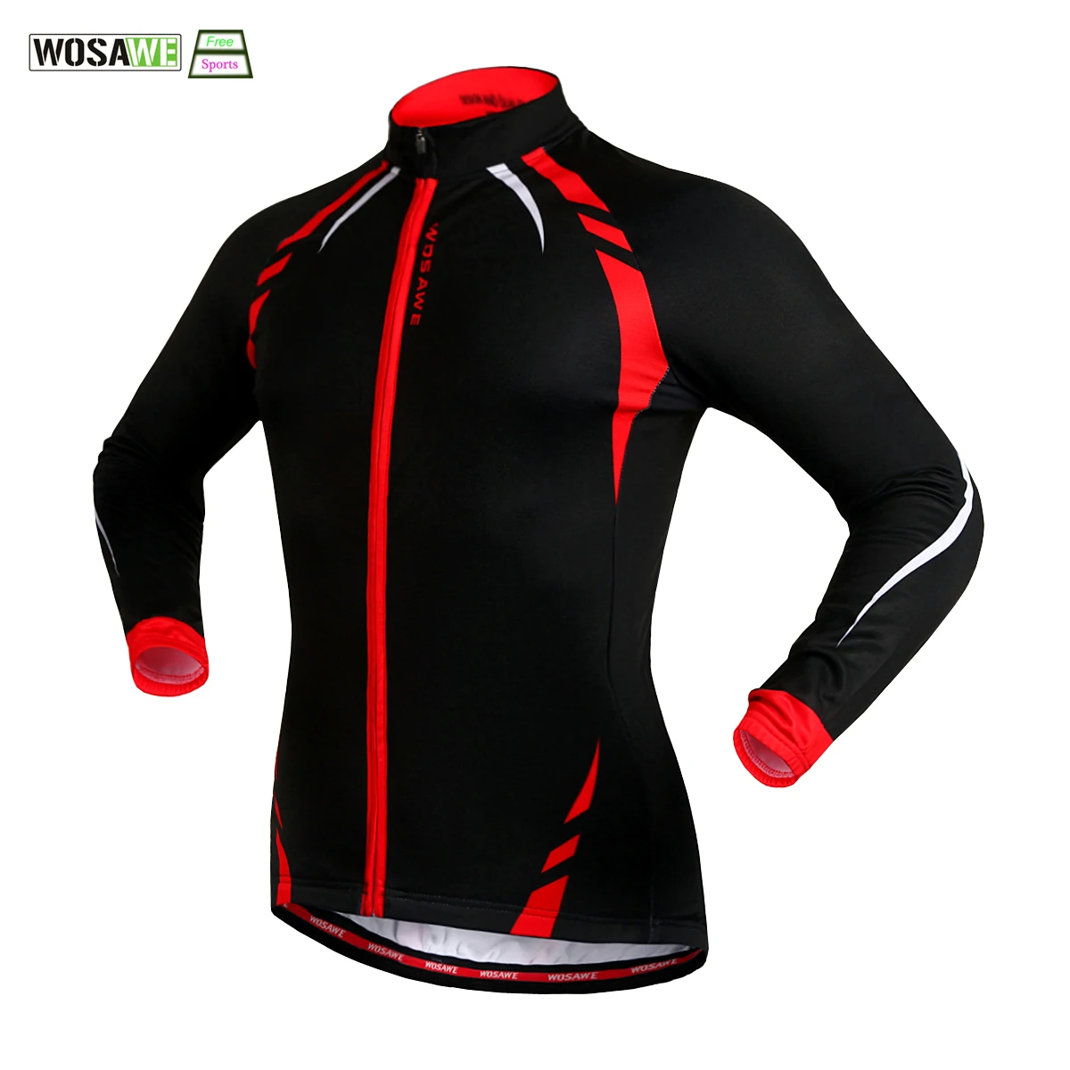WOSAWE Winter Thermal Cycling Jersey MTB Road Cycling Jacket Bike