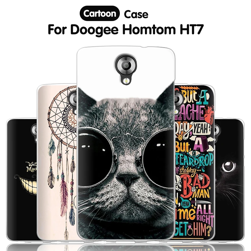 

JURCHEN Phone Case For Homtom HT7 HT7 Pro 5.5 Case Cute Cartoon Paint Silicone Back Cover For Doogee Homtom HT7 Pro Case Cover